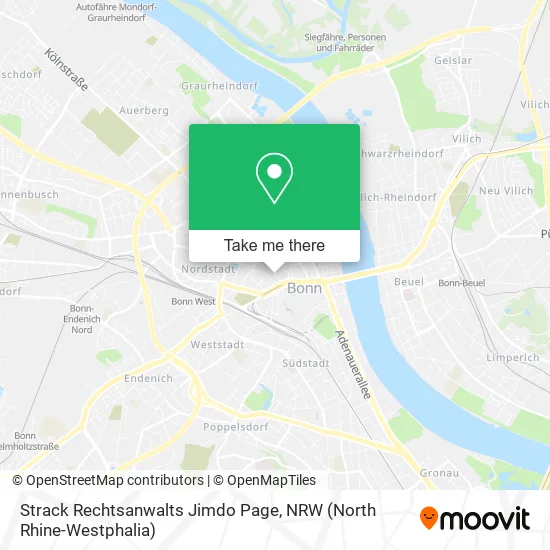 Карта Strack Rechtsanwalts Jimdo Page