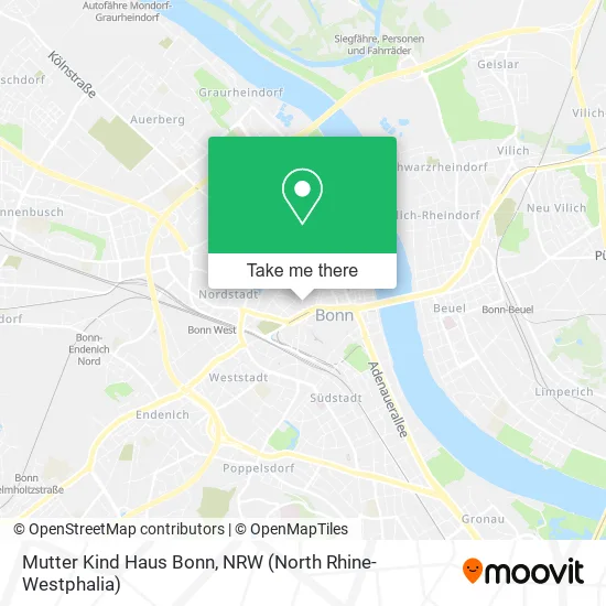 Карта Mutter Kind Haus Bonn
