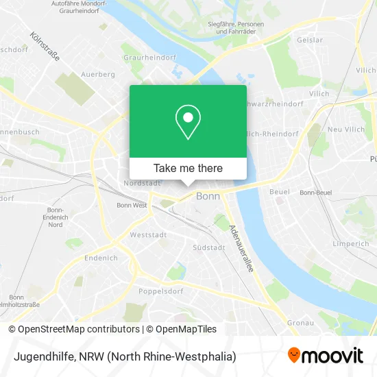 Карта Jugendhilfe