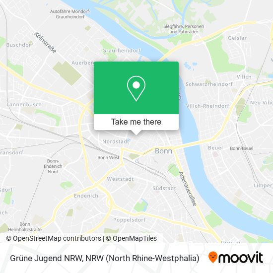 Grüne Jugend NRW map