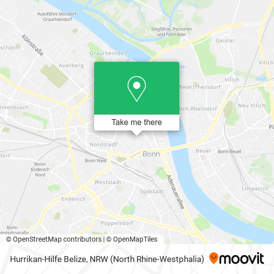 Hurrikan-Hilfe Belize map