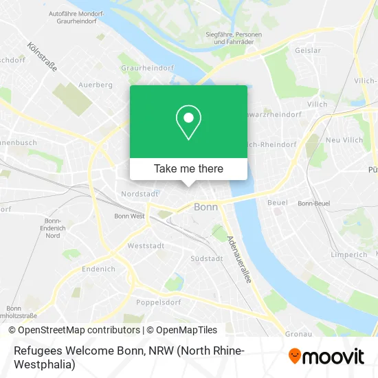 Карта Refugees Welcome Bonn