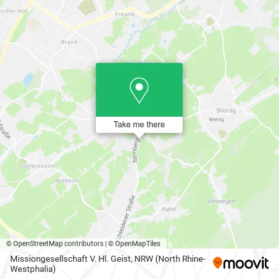 Карта Missiongesellschaft V. Hl. Geist