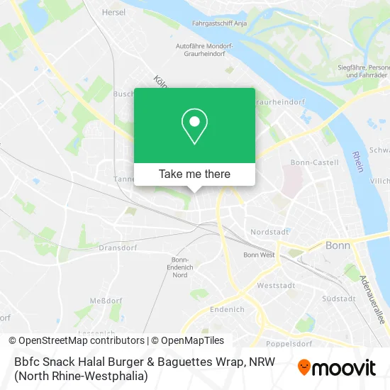 Карта Bbfc Snack Halal Burger & Baguettes Wrap