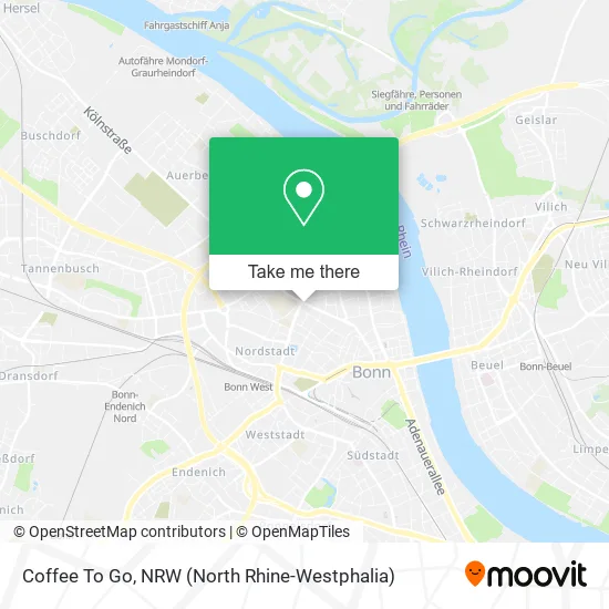 Coffee To Go map