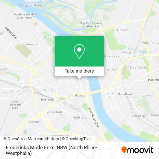 Карта Fredericks Mode Ecke