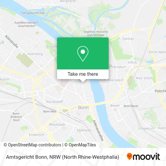Карта Amtsgericht Bonn