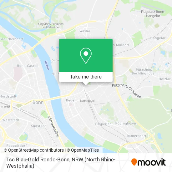 Карта Tsc Blau-Gold Rondo-Bonn