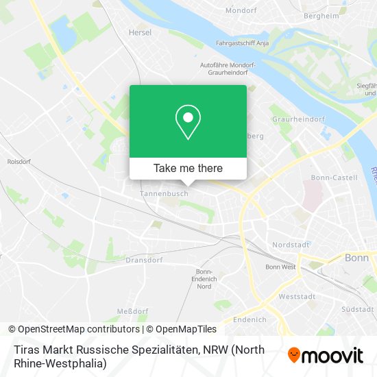 Tiras Markt Russische Spezialitäten map
