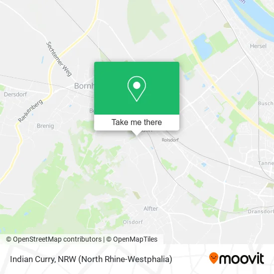 Карта Indian Curry