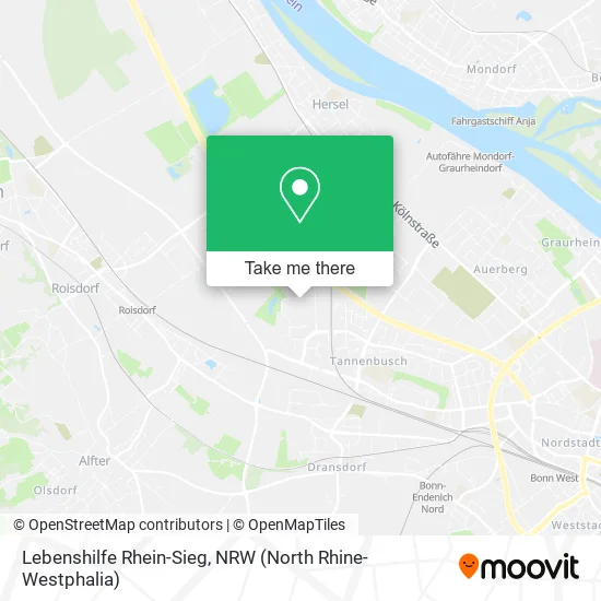 Lebenshilfe Rhein-Sieg map