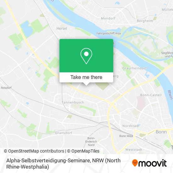 Карта Alpha-Selbstverteidigung-Seminare