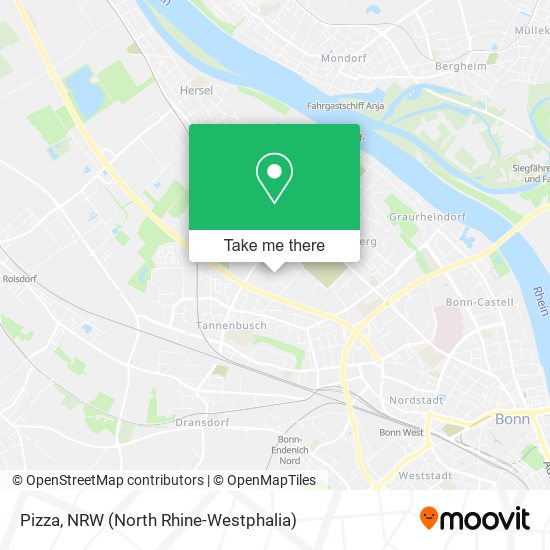 Pizza map