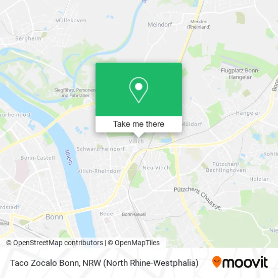 Карта Taco Zocalo Bonn