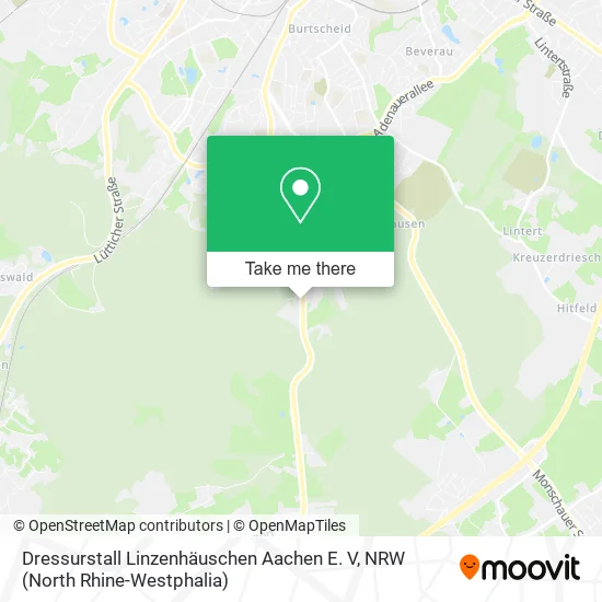 Карта Dressurstall Linzenhäuschen Aachen E. V