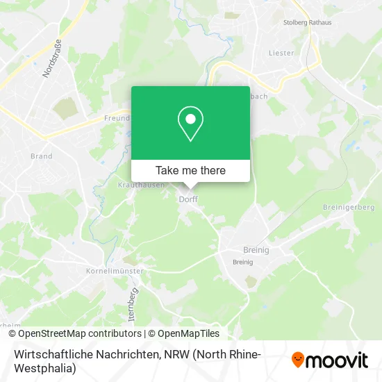 Wirtschaftliche Nachrichten map