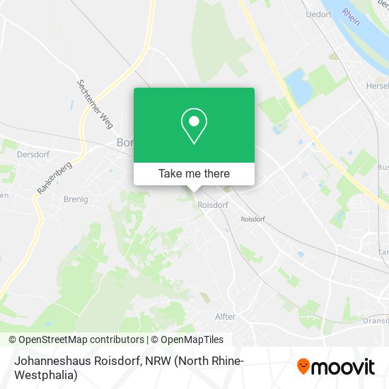 Johanneshaus Roisdorf map