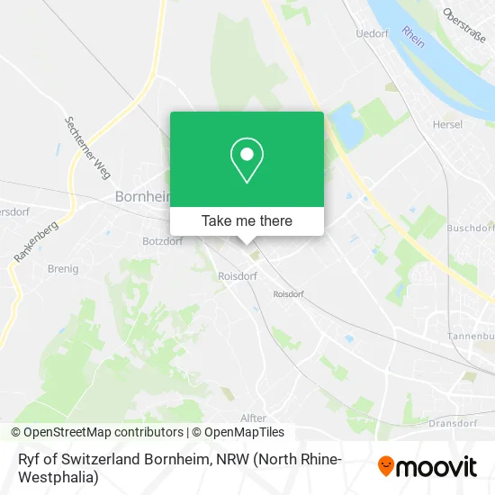 Ryf of Switzerland Bornheim map