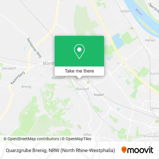 Quarzgrube Brenig map