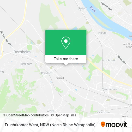 Fruchtkontor West map