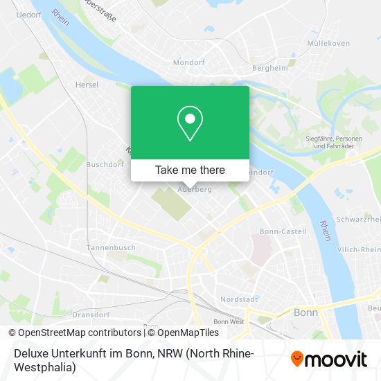 Deluxe Unterkunft im Bonn map