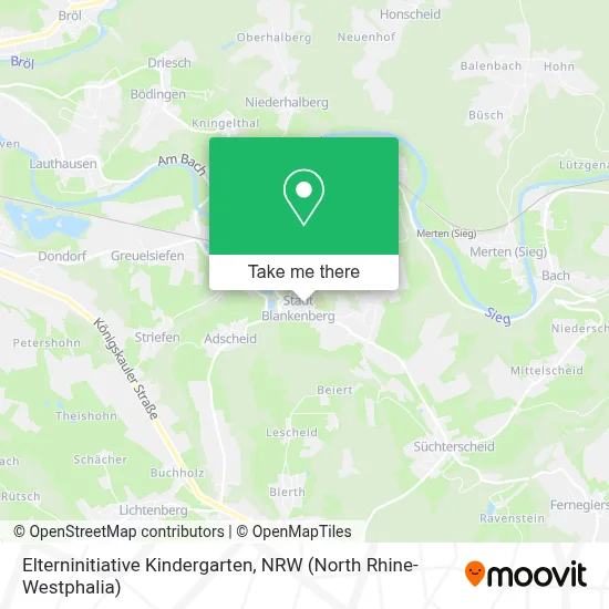 Elterninitiative Kindergarten map