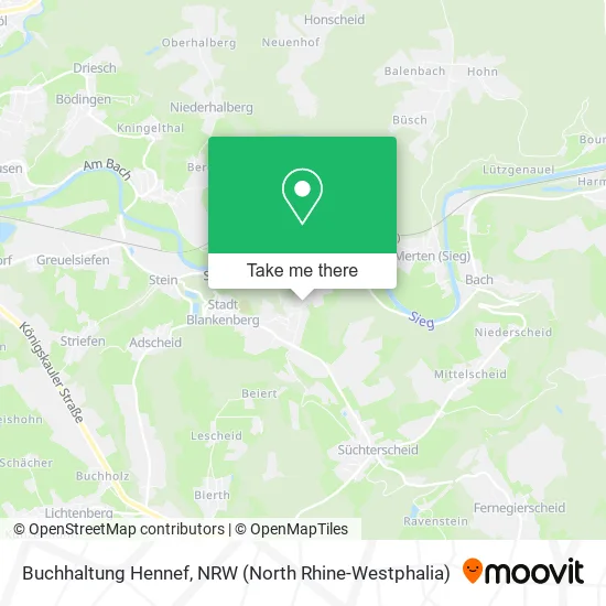 Карта Buchhaltung Hennef