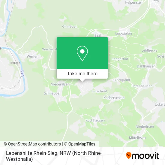 Lebenshilfe Rhein-Sieg map