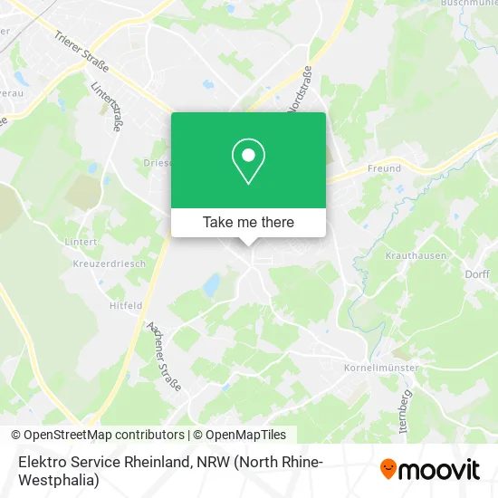 Карта Elektro Service Rheinland