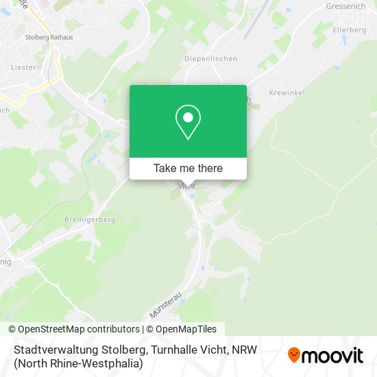 Stadtverwaltung Stolberg, Turnhalle Vicht map