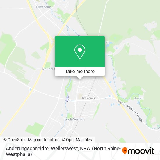 Änderungschneidrei Weilerswest map