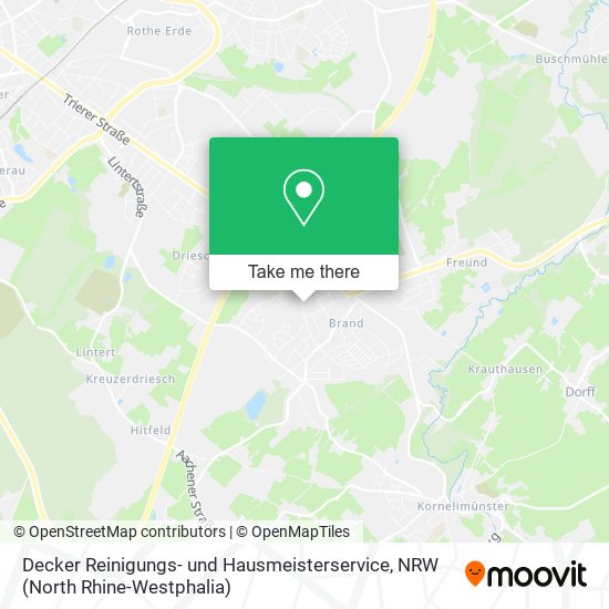Decker Reinigungs- und Hausmeisterservice map