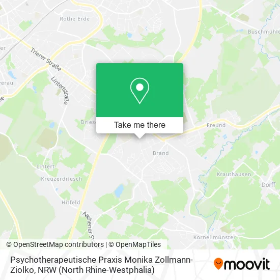 Карта Psychotherapeutische Praxis Monika Zollmann-Ziolko