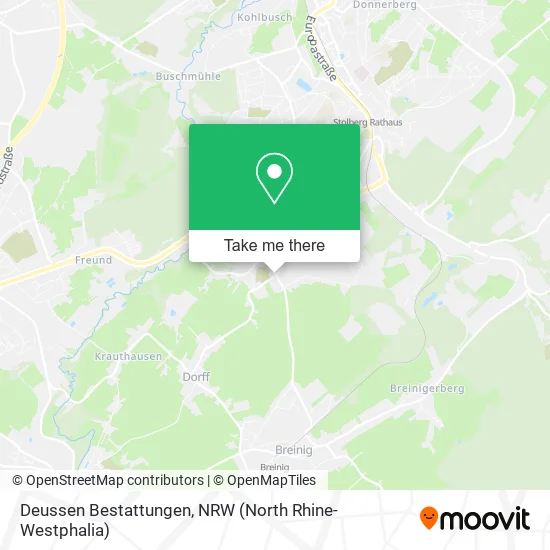 Deussen Bestattungen map