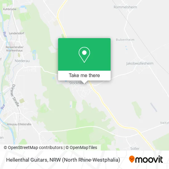 Hellenthal Guitars map