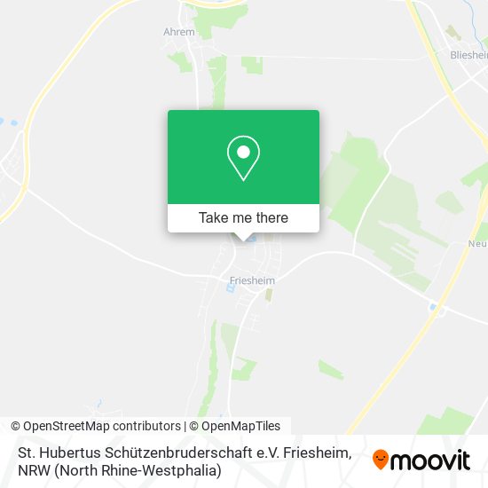 St. Hubertus Schützenbruderschaft e.V. Friesheim map