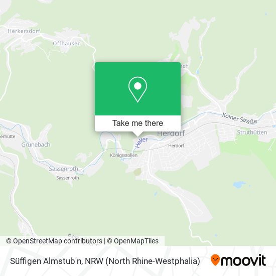 Süffigen Almstub'n map