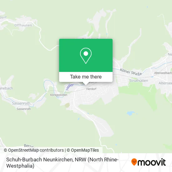 Карта Schuh-Burbach Neunkirchen