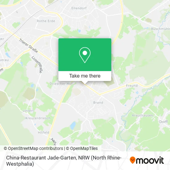 China-Restaurant Jade-Garten map