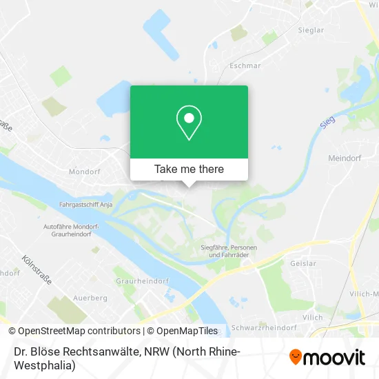 Карта Dr. Blöse Rechtsanwälte