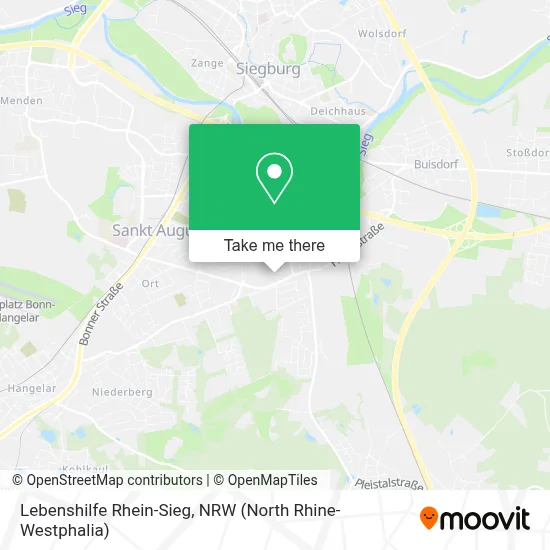 Lebenshilfe Rhein-Sieg map