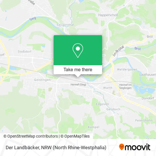 Карта Der Landbäcker
