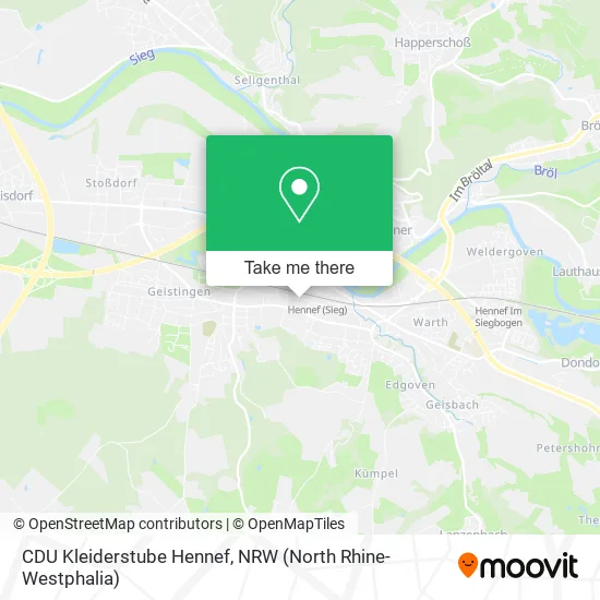 Карта CDU Kleiderstube Hennef