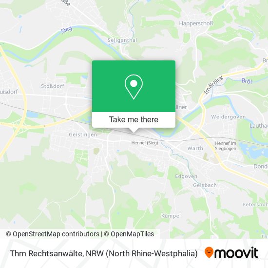 Thm Rechtsanwälte map