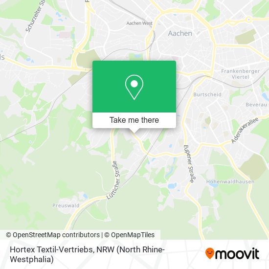 Hortex Textil-Vertriebs map
