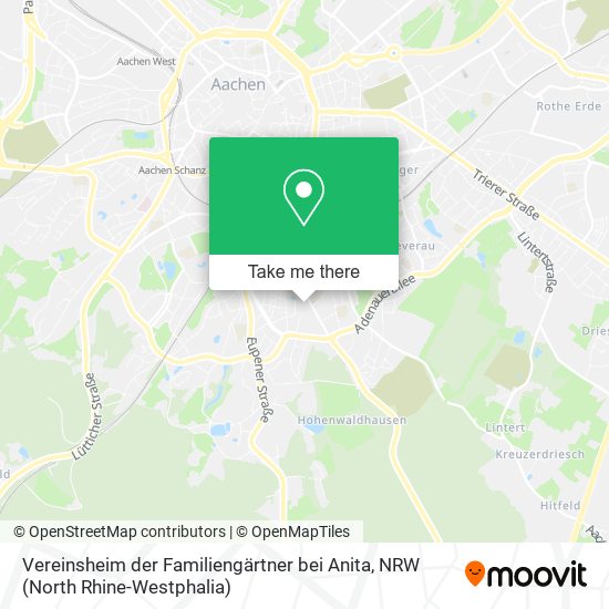 Vereinsheim der Familiengärtner bei Anita map