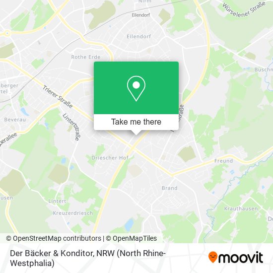 Der Bäcker & Konditor map