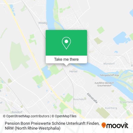 Pension Bonn Preiswerte Schöne Unterkunft Finden map
