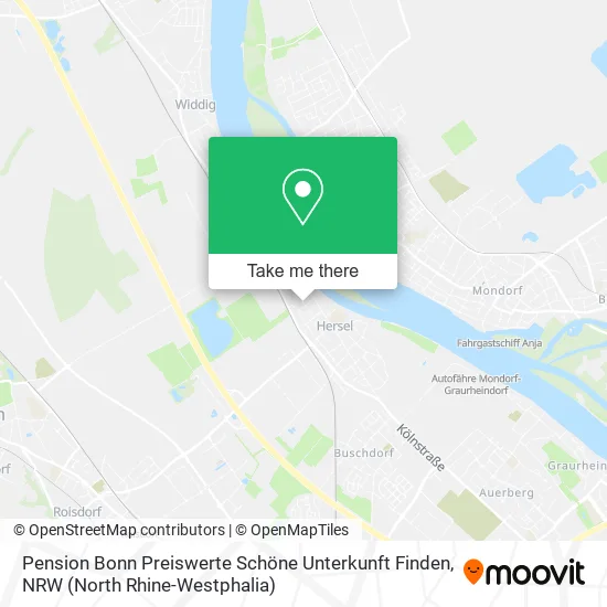 Карта Pension Bonn Preiswerte Schöne Unterkunft Finden