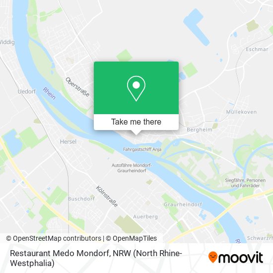 Restaurant Medo Mondorf map